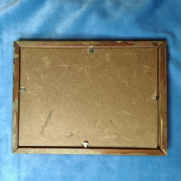 Vintage Framed Print of Pearl Hawkins Early California 1940s Painting - Picture 3 of 7